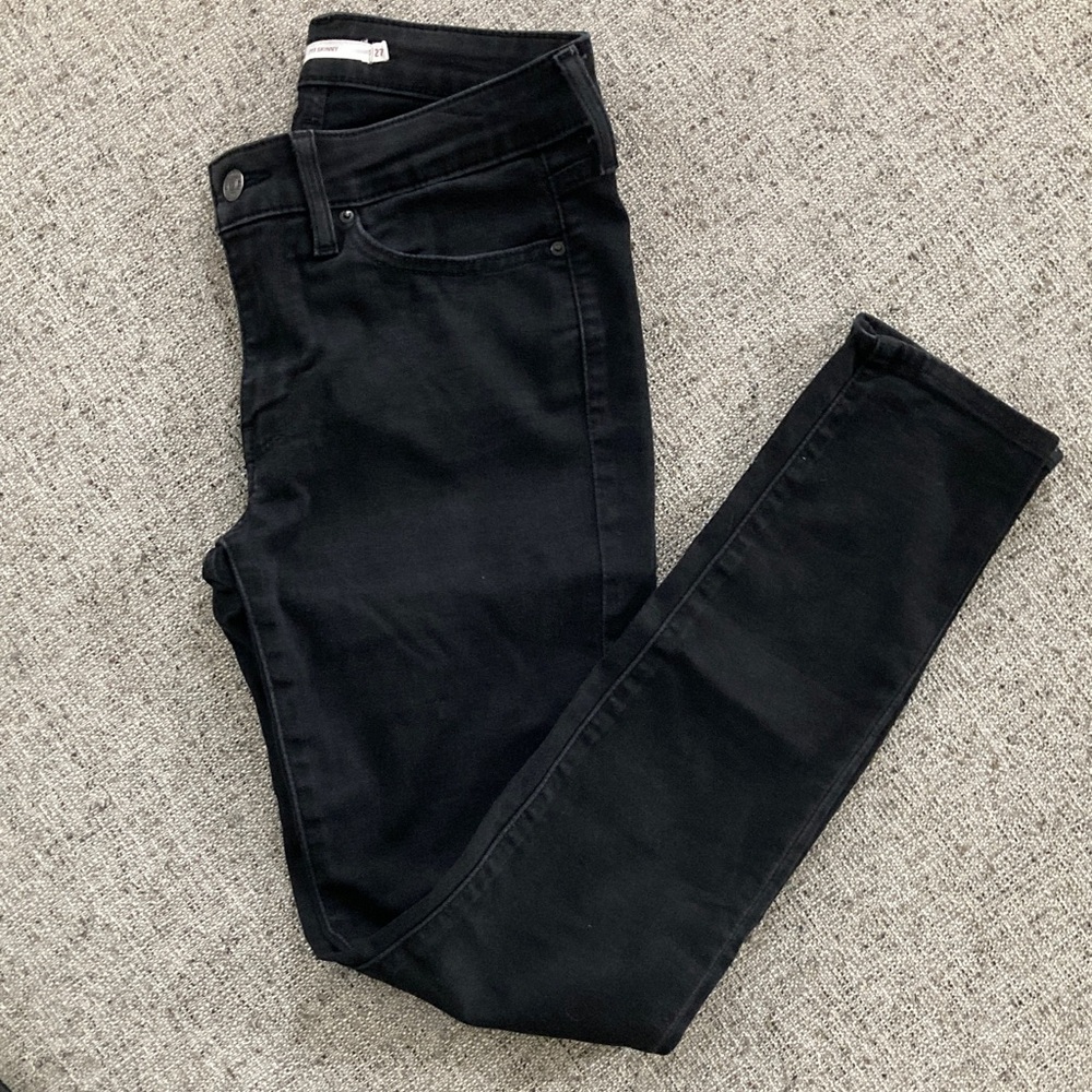 Levi's Black Women's Skinny Jeans - High-Rise Slim Fit